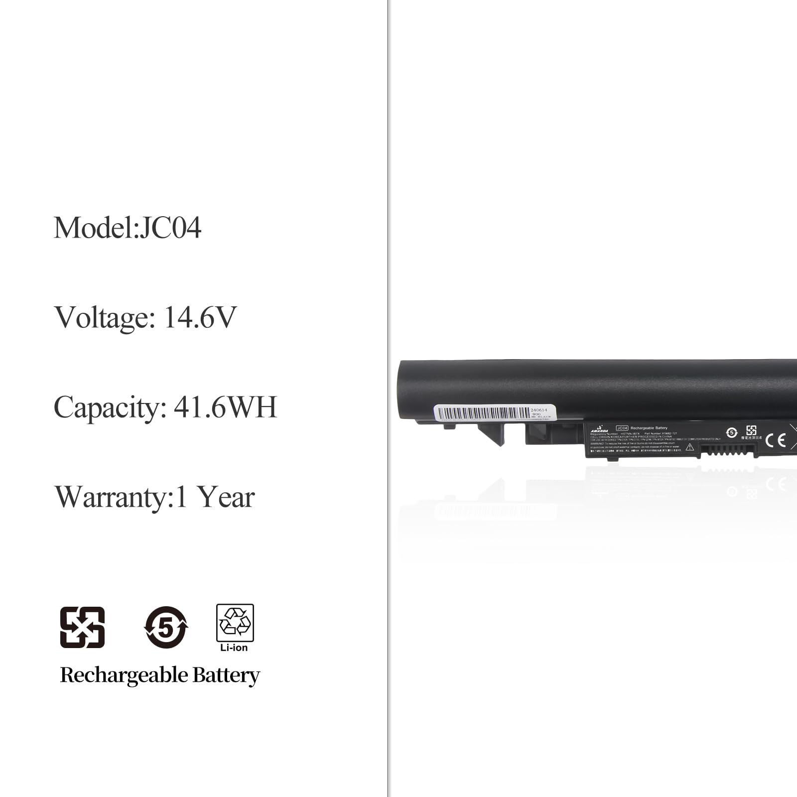 Hsx Jc03 Jc04 Laptop Battery For Hp Pavilion 919700 850 919701 850 919681 421 15 Bs000 15 Bw000 17 Ak000 17 Bs000 15 Bs015Dx 15