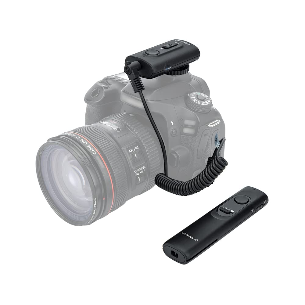 Camera Remote Shutter Release Wireless: [164'] Radio Control Accessories For Canon Rebel T7 T6 T5 T8I T7I Sl3 Eos R Rp R100 R7 R