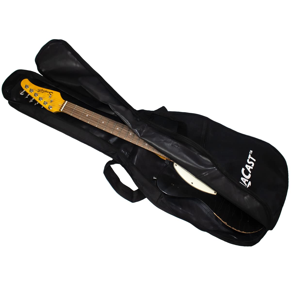 Chromacast Electric Guitar Nylon Gig Bag,Black