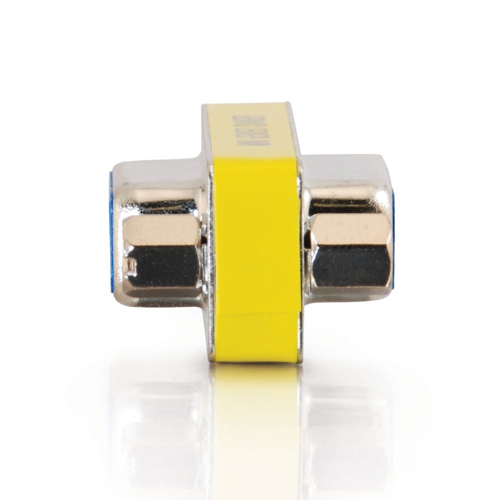 C2G 02781 Db9 F/F Serial Rs232 Mini Gender Changer/Coupler Nickel