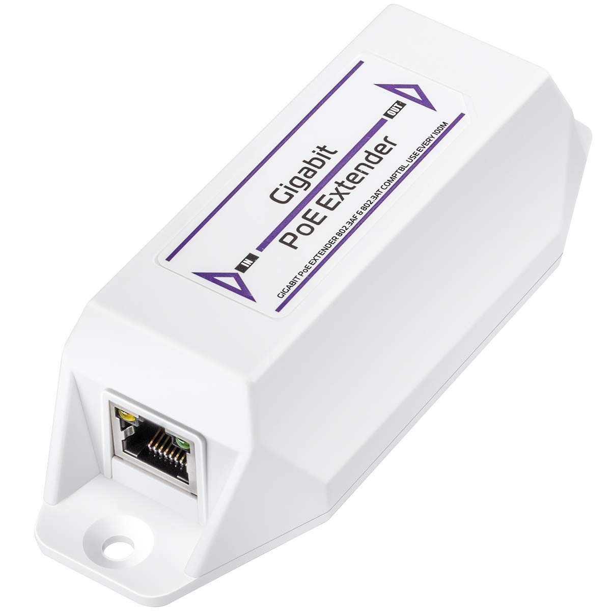 Cudy New Gigabit Poe Extender, 10/100/1000Mbps, 1 Channel Poe Repeater, Poe Amplifier, Poe Booster, Wall Mount, Comply With Ieee 802.3At / 802.3Af, Not Support Passive Poe, Plug And Play, Poe10