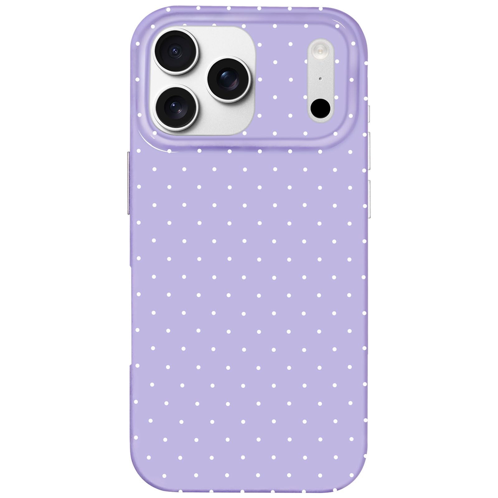 Hython for iPhone 17 Pro Max Case Cute Polka Dot Aesthetic Design Simple Cover 6.9, Thin Slim Anti-Scratch Soft TPU Bumper Shock