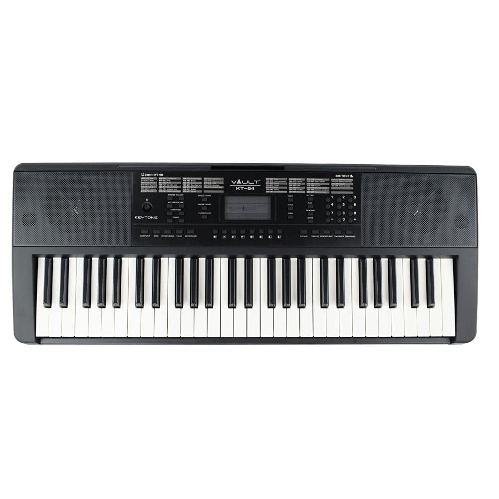 VAULT KT54 Keytone 54 Keys Keyboard  Black