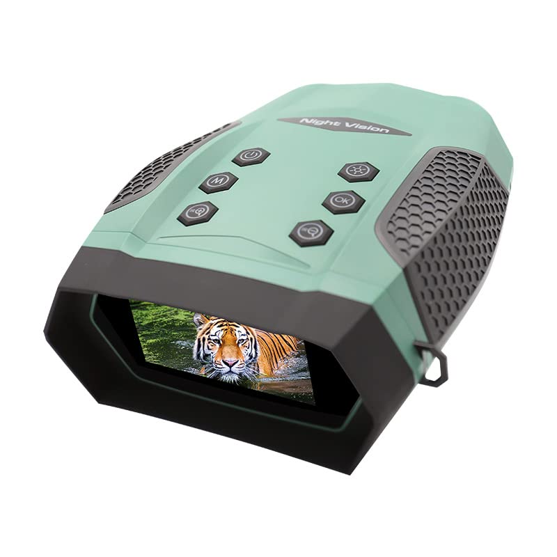 Wheyda New Model Night Vision Goggles, 8X Digital Zoom Binoculars for Adults - Ergonomic Curved Design & Backlit Buttons, 3 TFT 