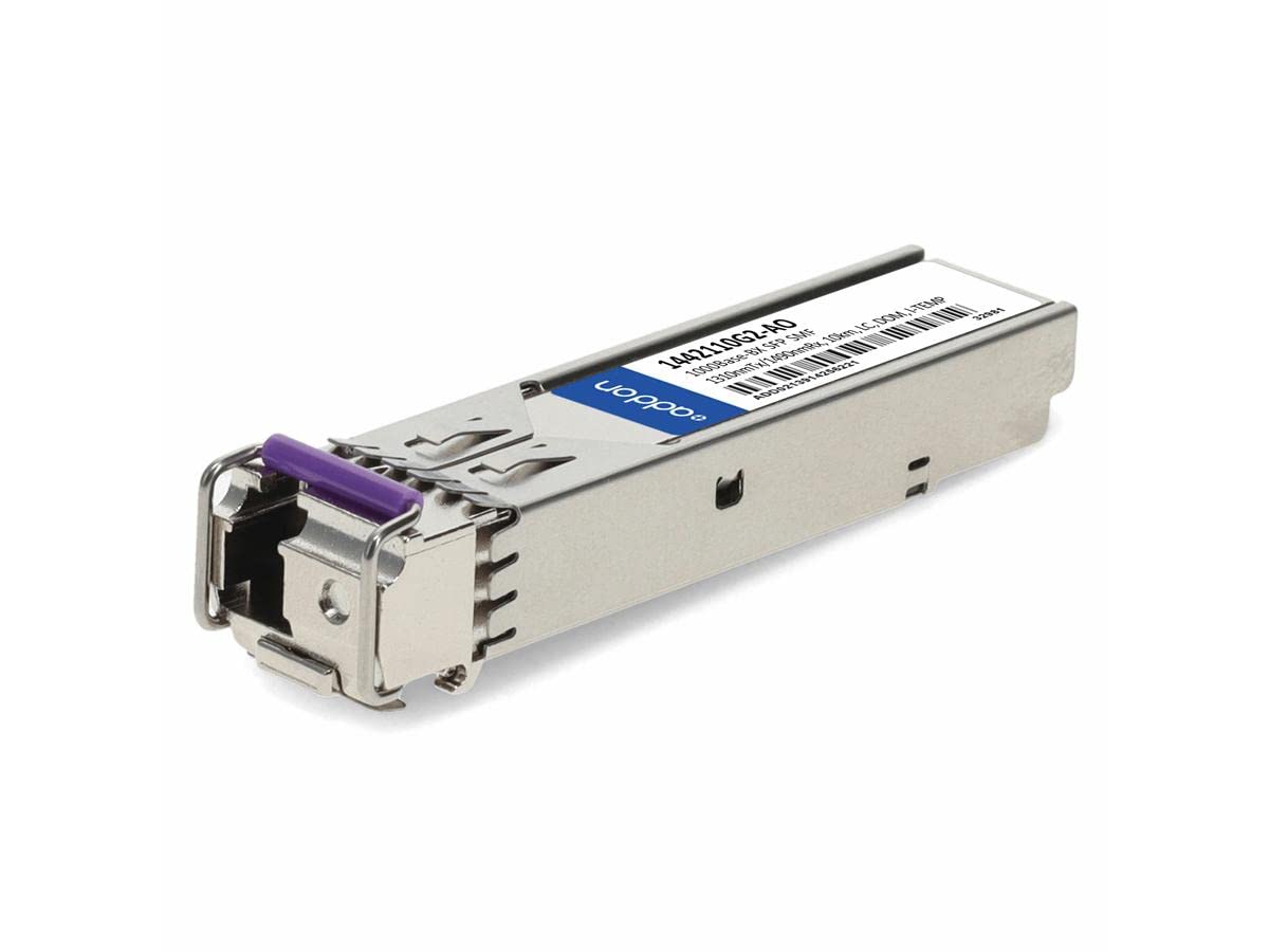 Addon Networking Sfp Mini Gbic Transceiver Module, Lc Single Mode (1442110G2 Ao)