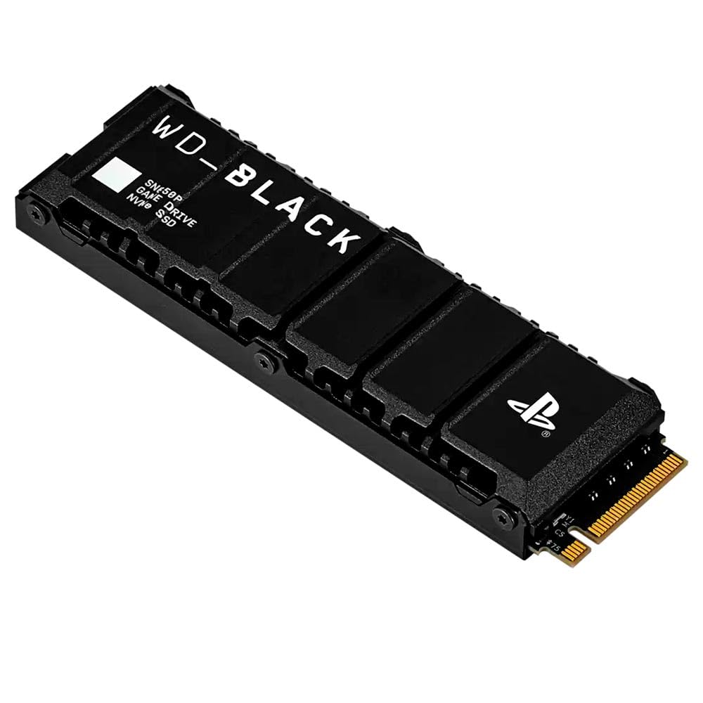 WD BLACK 1TB SN850P NVMe SSD, Read: 7300MB/s and Write: 6300MB/s, Licensed for PS5 Consoles - WDBBYV0010BNC-WRSN