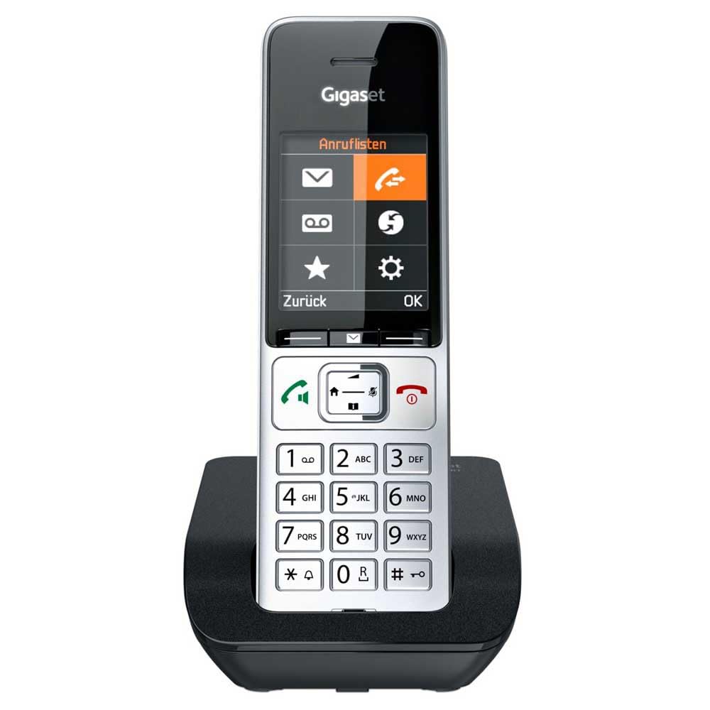 Gigaset Comfort 500 Dect Telephone Caller Id Black, Silver, W128272822 (Caller Id Black, Silver)