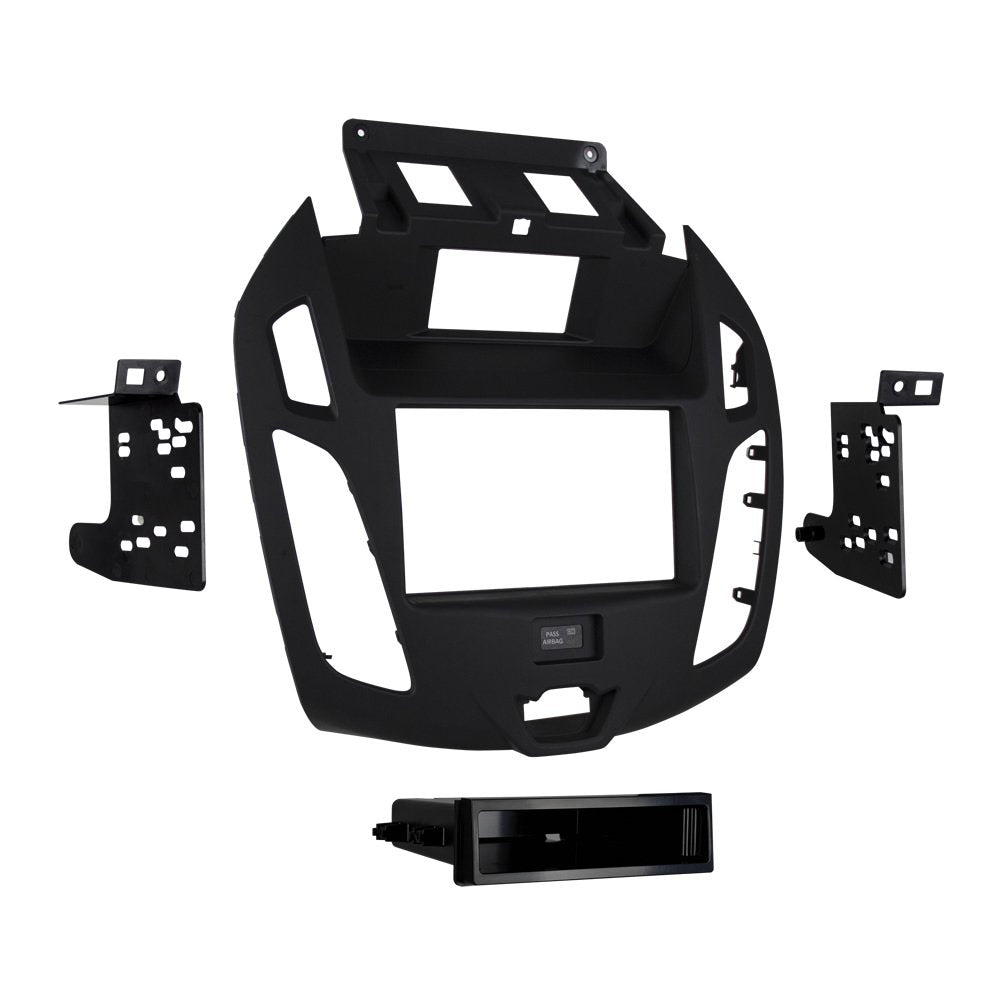 Metra 99 5831G Double/Single Din Dash Kit For 2014   Ford Transit Connect With Oem 4.3'' Screen (Gray)