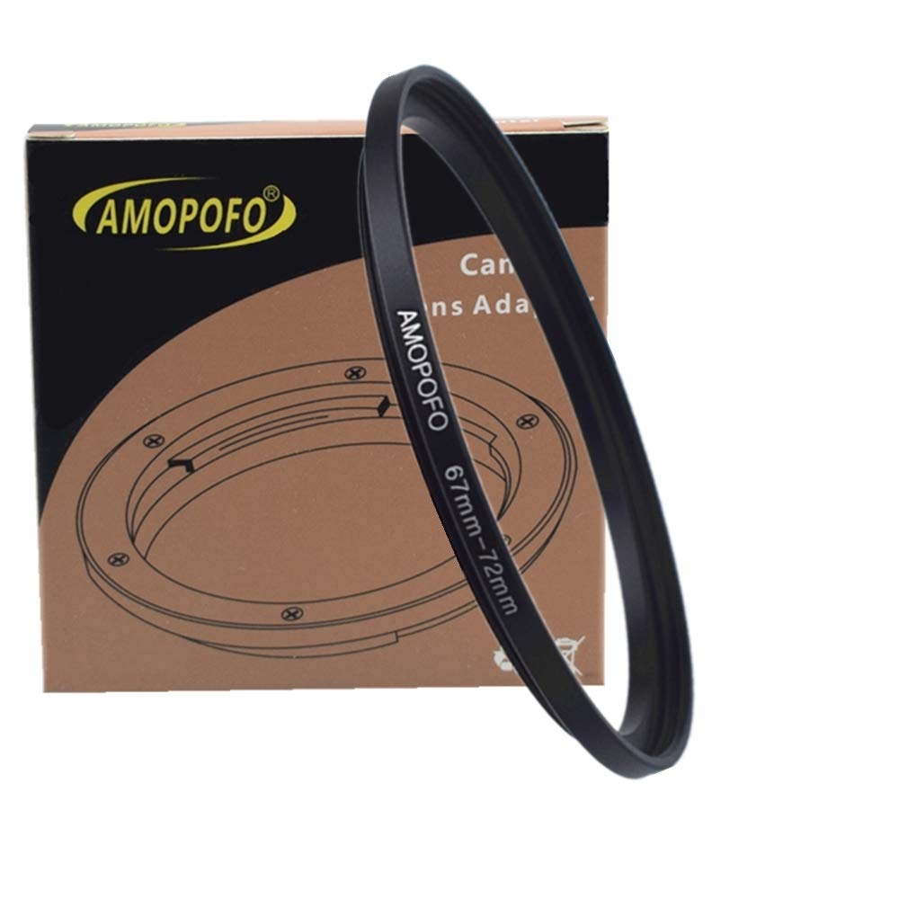 67Mm To 72Mm Step Up Ring Filter Adapter/67Mm To 72Mm Camera Filter Ring For 72Mm Uv,Nd,Cpl,Metal Step Up Ring