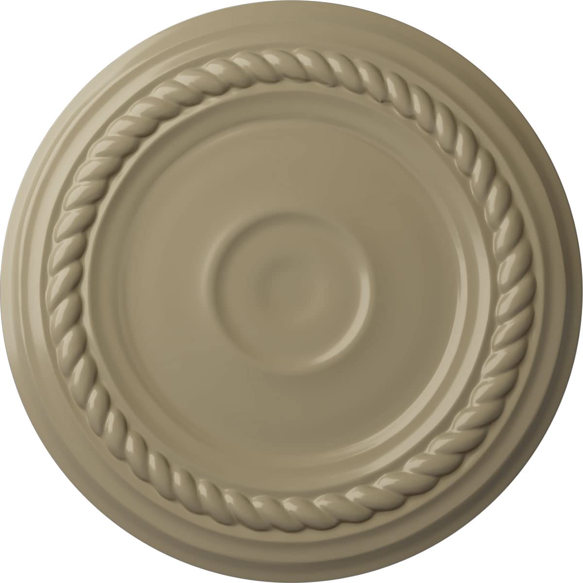 Ekena Millwork CM07ALGDF 7-7/8 x 3/4 Small Alexandria Ceiling Medallion, Gobi Desert