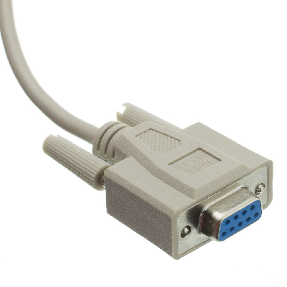 Cablewholesale Null Modem Cable, Db9 Female To Db9 Female Serial Cable ...