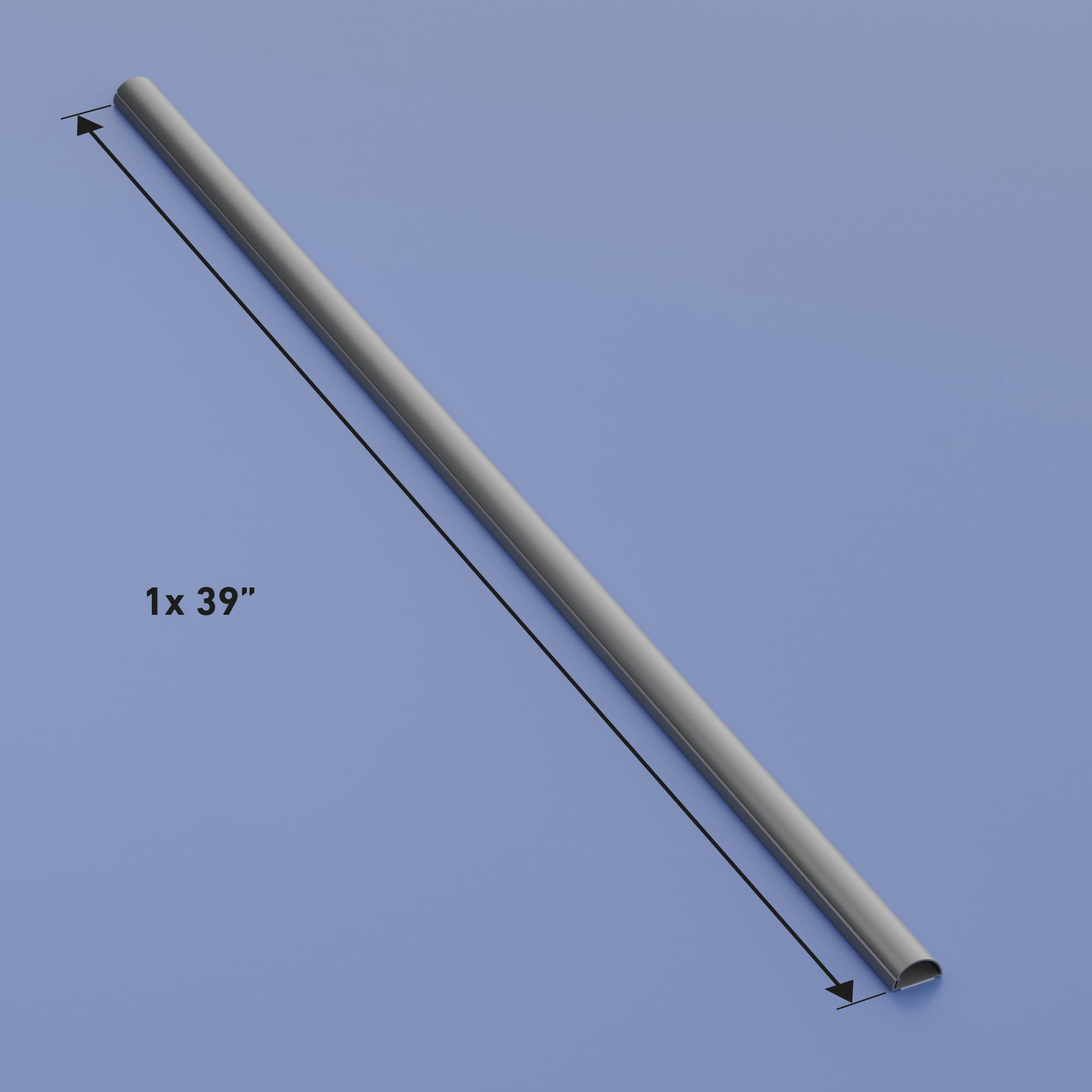 D-Line Cord Cover, Decorative Wall Cord Hider, Paintable Cable Concealer, Cable Raceway, Wire Cover, Wall Mounted Tv Wire Hider,