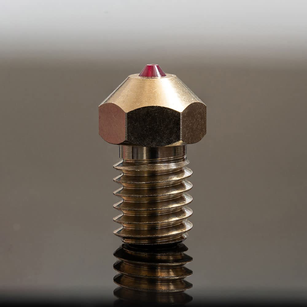Ruby Nozzles For 3D Printers Mk8 E3D Prusa Ender3 (E3Dv6, 0.4Mm)