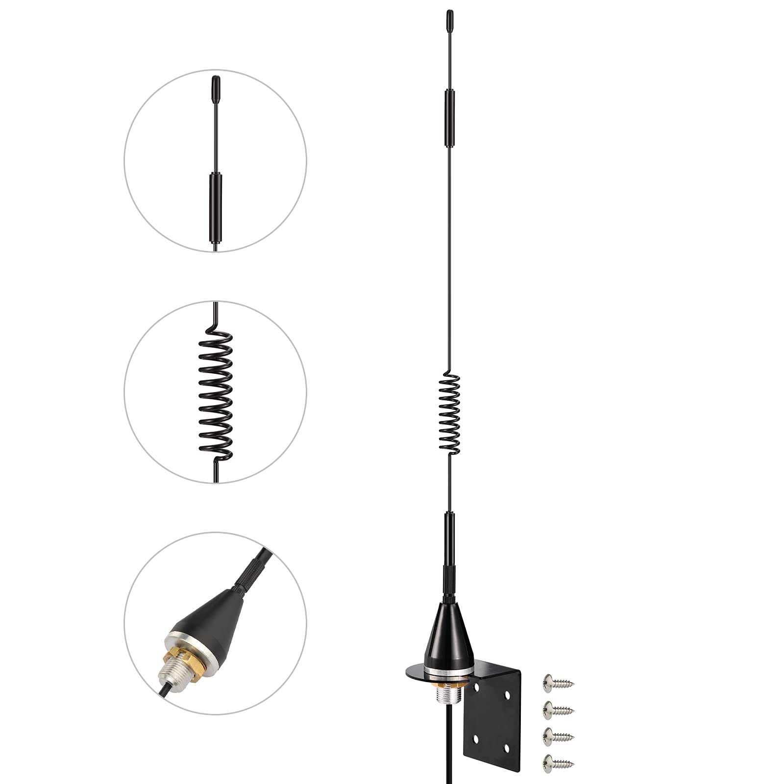 Bingfu 4G Lte Rp Sma Cellular Antenna 7Dbi Outdoor Antenna (2 Pack) Compatible With Spypoint Link Micro Covert Spartan Stealth C