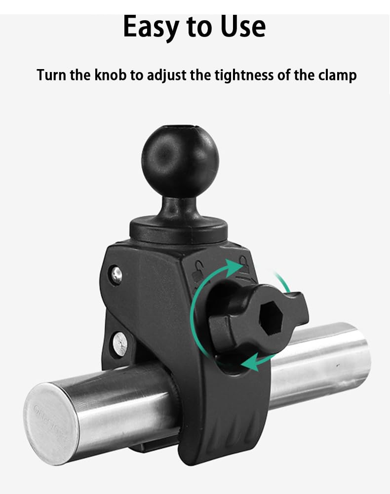 Strg 2.25'' Ball Mounts With Amps Rectangle Plate, Ball Mount Base Compatible With Ram And 2.25' Ball Double Socket Arm From Arkon, Ibolt And Tackform Enterprise Series