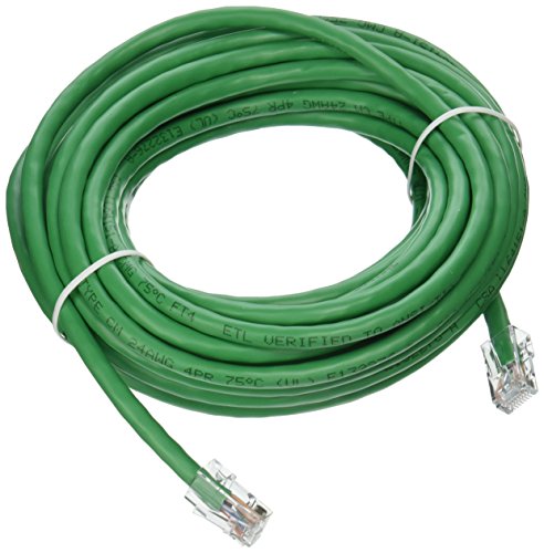 C2G 04141 Cat6 Cable   Non Booted Unshielded Ethernet Network Patch Cable, Green (25 Feet, 7.62 Meters)