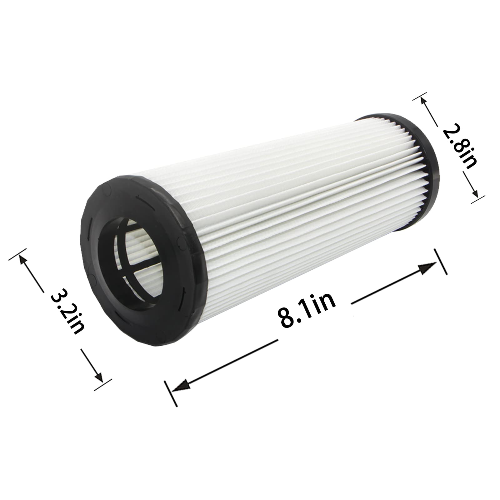 Aolleteau F1 Hepa Filter Compatible With Dirt Devil Bagless Upright Cleaner Models Extra Lite, Breeze, Featherlite Bagless, Jagu