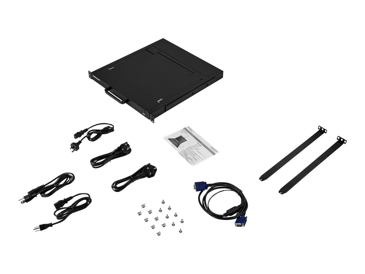 Startech.Com Rackmount Kvm Console   Single Port With 17 Inch Lcd Monitor   Vga Kvm   Cable And Mounting Hardware Included   Con