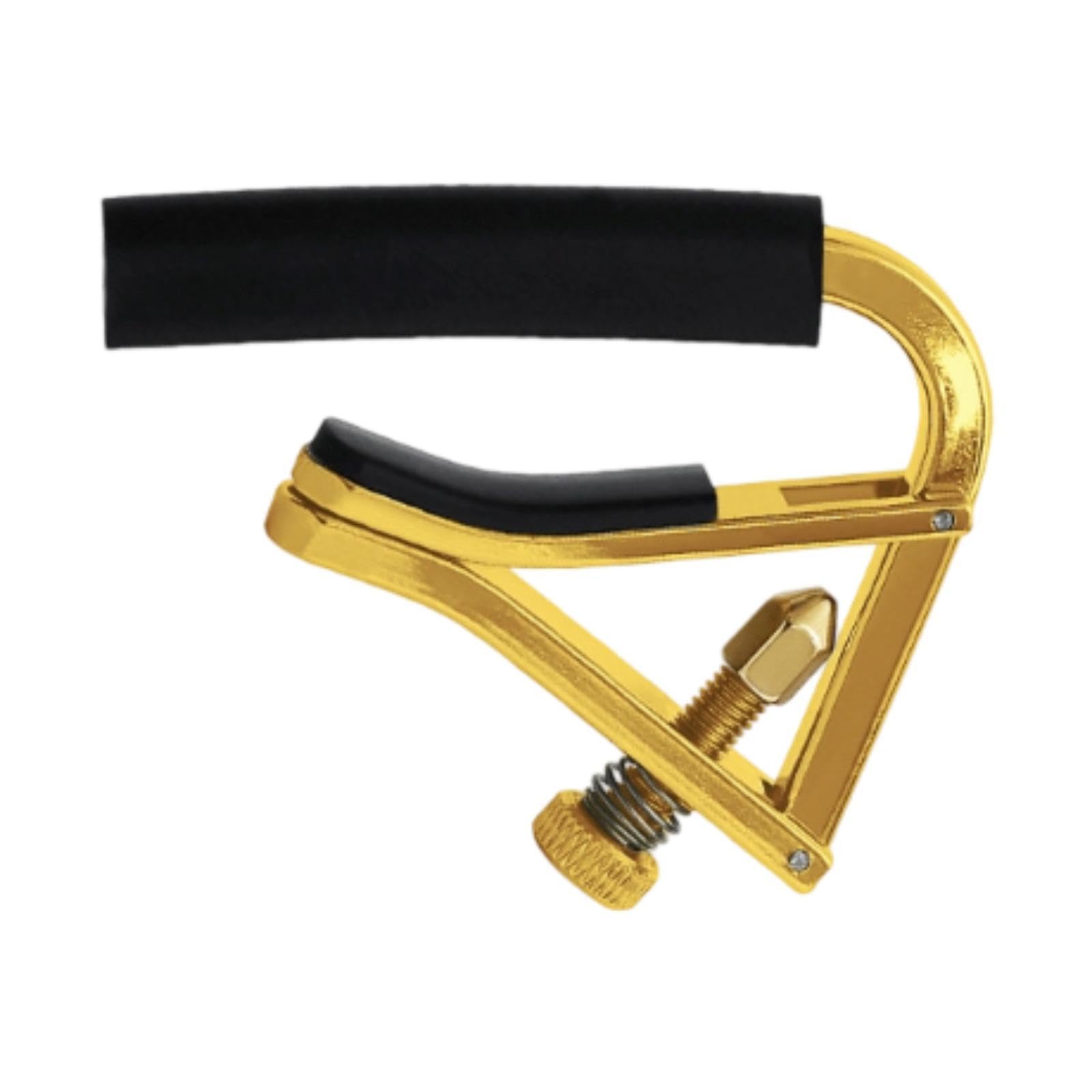 Atorse Guitar Capo Professional Silicone AntiSlip Portable Easy To Use Accessories Gold
