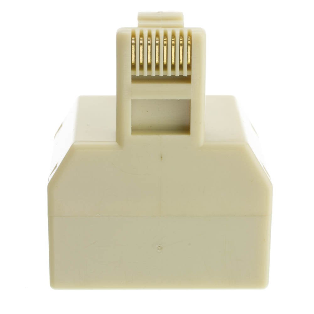 Cablewholesale Phone Splitter (Straight), Rj45 8P8C Male To 2 Rj45 8P8C Female