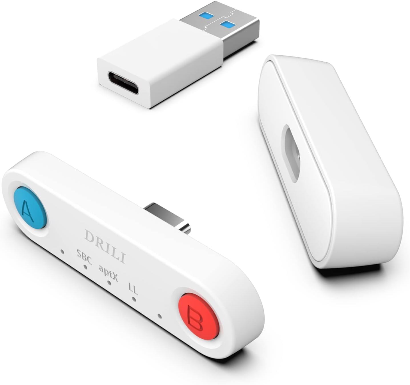 Ps5 Bluetooth Audio Adapter, Drili Low Latency Bluetooth Audio Transmitter, Usb C Headphone Adapter With Aptx Low Latency Suppor