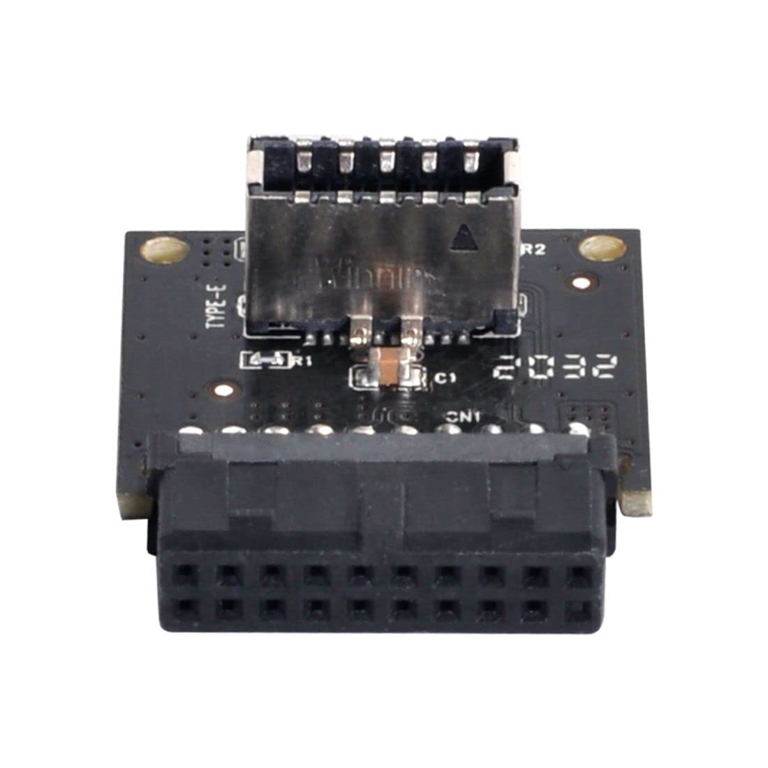 chenyang Motherboard USB 3.0 19/20Pin to USB 3.1 Type-E Front Panel Socket Extension Adapter