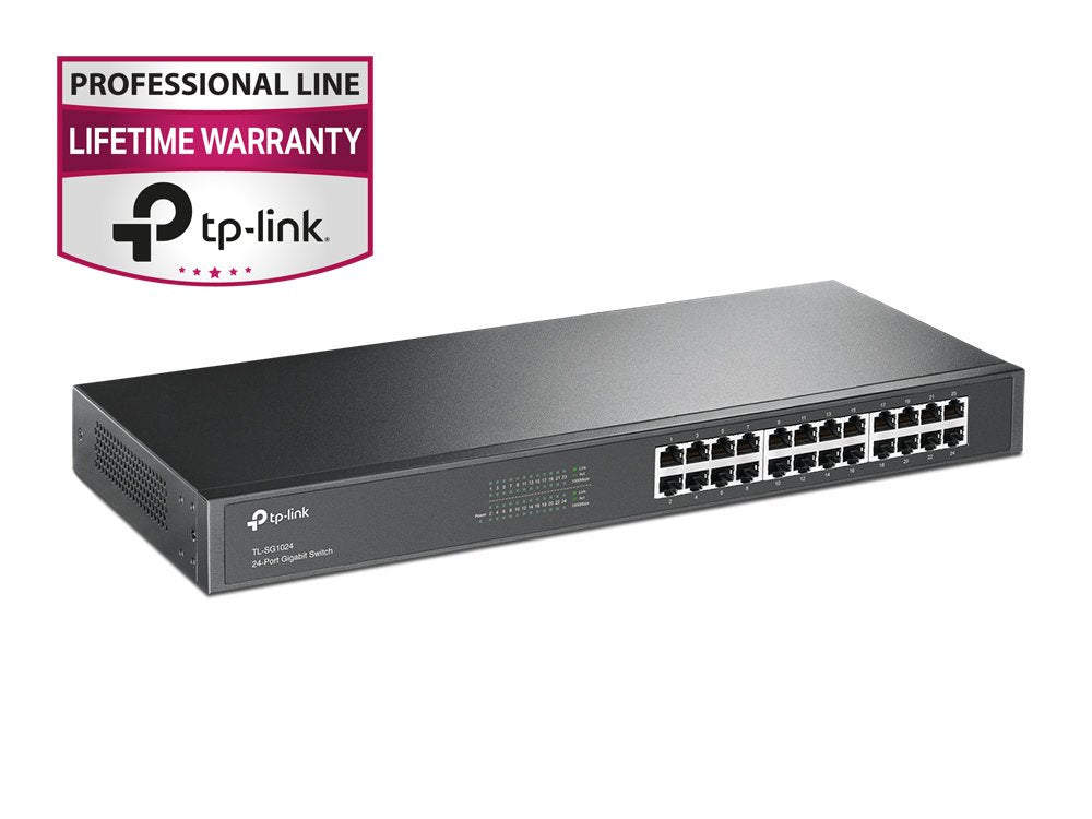 Tp-Link Tl-Sg1024 24-Port Gigabit Rackmount Switch