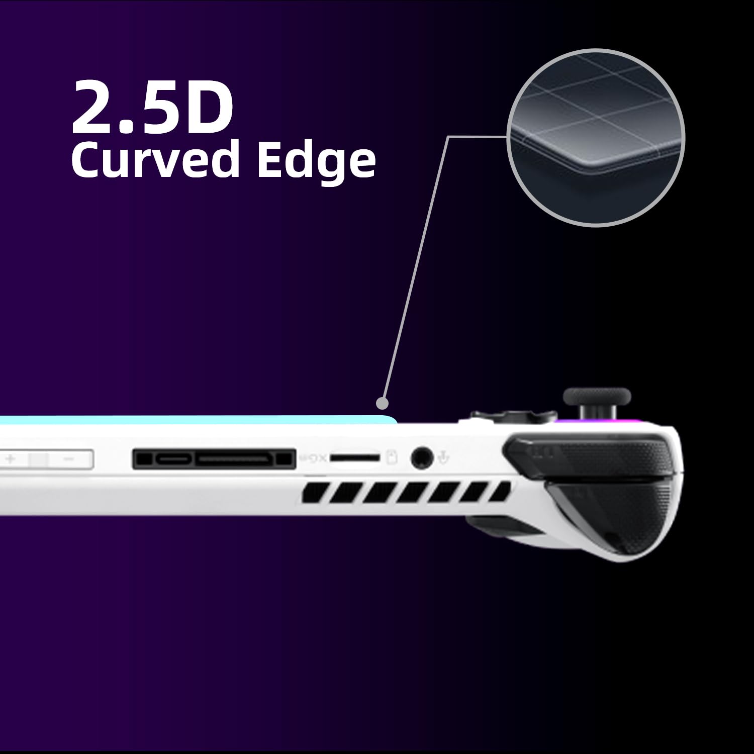 Skull & Co. High Transparency And High Sensitive Tempered Glass Screen Protector For Rog Ally (2 Pack)