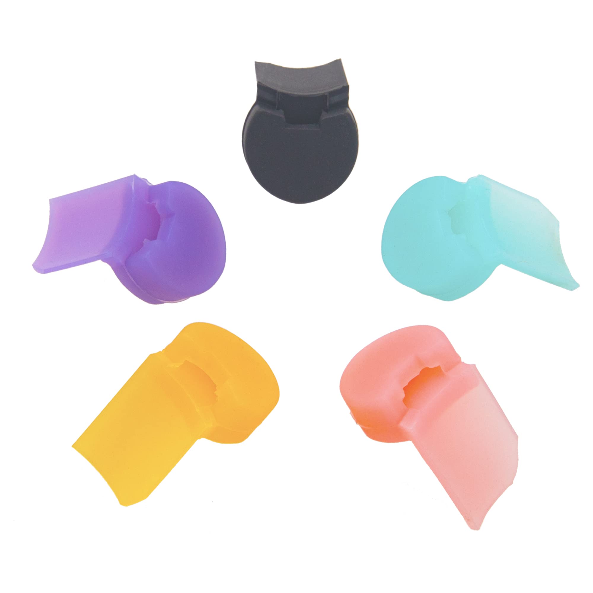 5Pcs Yootones Clarinet Oboe Thumb Rest Cushion Thumb Protector Compatible With Woodwind Instrument(5 Colors)