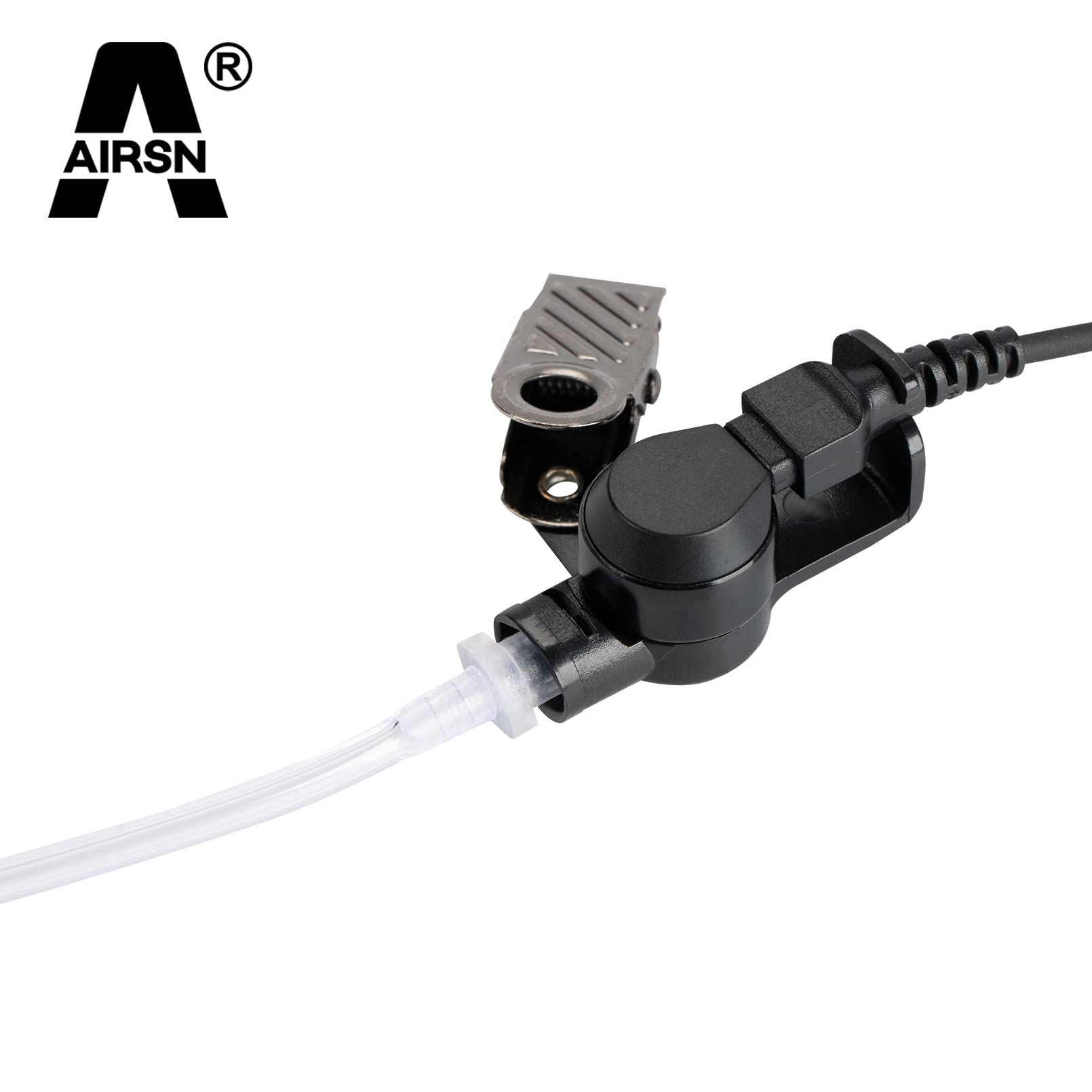 Airsn Replacement Acoustic Coil Tube For Motorola Kenwood Two Way Radio Walkie Talkie Earpiece (Pack Of 2)