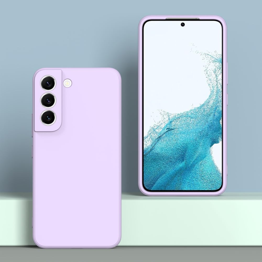 Wogroo For Samsung Galaxy S22 Case Purple, Scratch Resistant With Soft Touch, Slim Thin Phone Cover For Samsung Galaxy S22