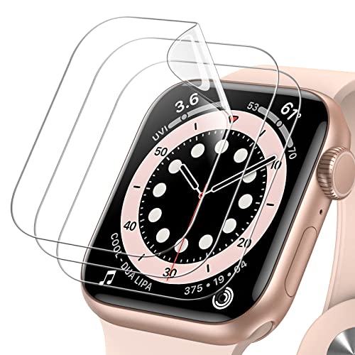 Jetech Screen Protector Compatible With Apple Watch Se (20222020) Series 6 5 4 40Mm, Tpu Hd Clear Full Coverage Film, 3 Pack