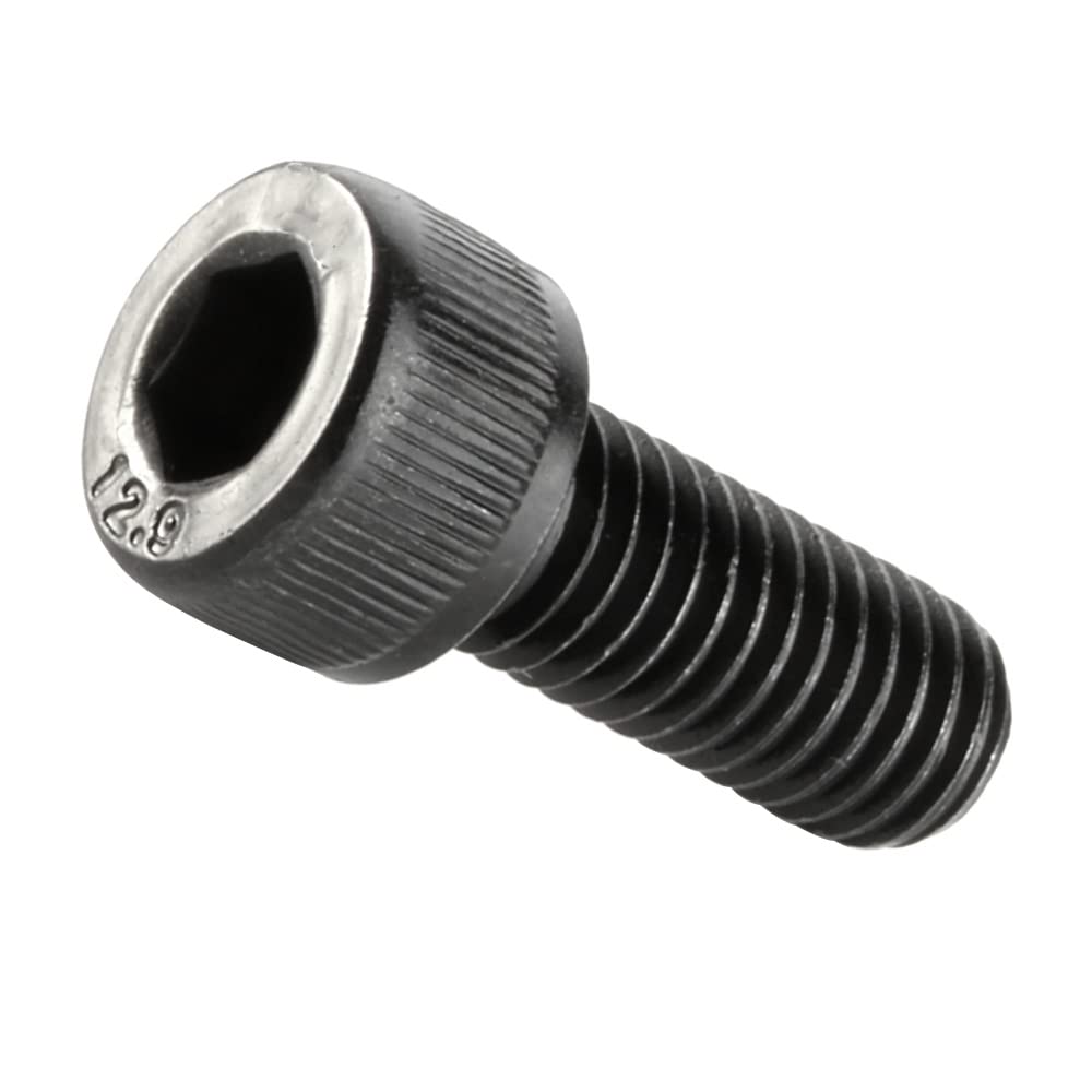 M8 125 X 25Mm (10Mm To 120Mm Available) Socket Head Cap Screws, Allen Socket Drive, 129 Alloy Steel, Full Thread, Black Oxide, 2