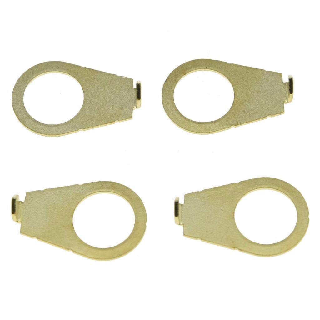 Set Of 4 Gold Lp Guitar Knobs Pointer Plate 3/8'' Knob Indicator For Usa Les Paul With Cts Pots