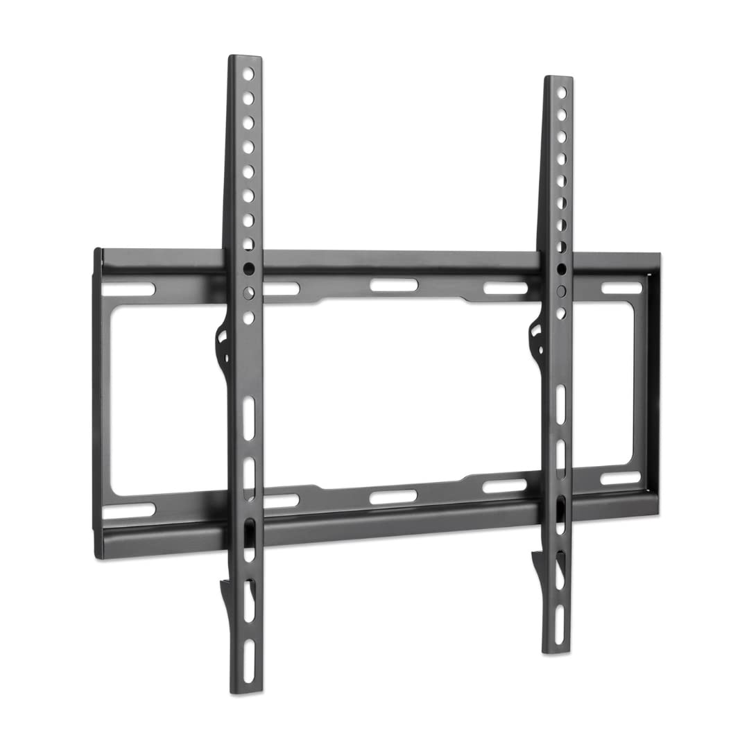 Manhattan TV Wall Mount - Fits Most 32 to 55 Inch LED, LCD, OLED Flat & Curved TVs, Holds up to 88lbs, Max VESA 400x400mm, Low P