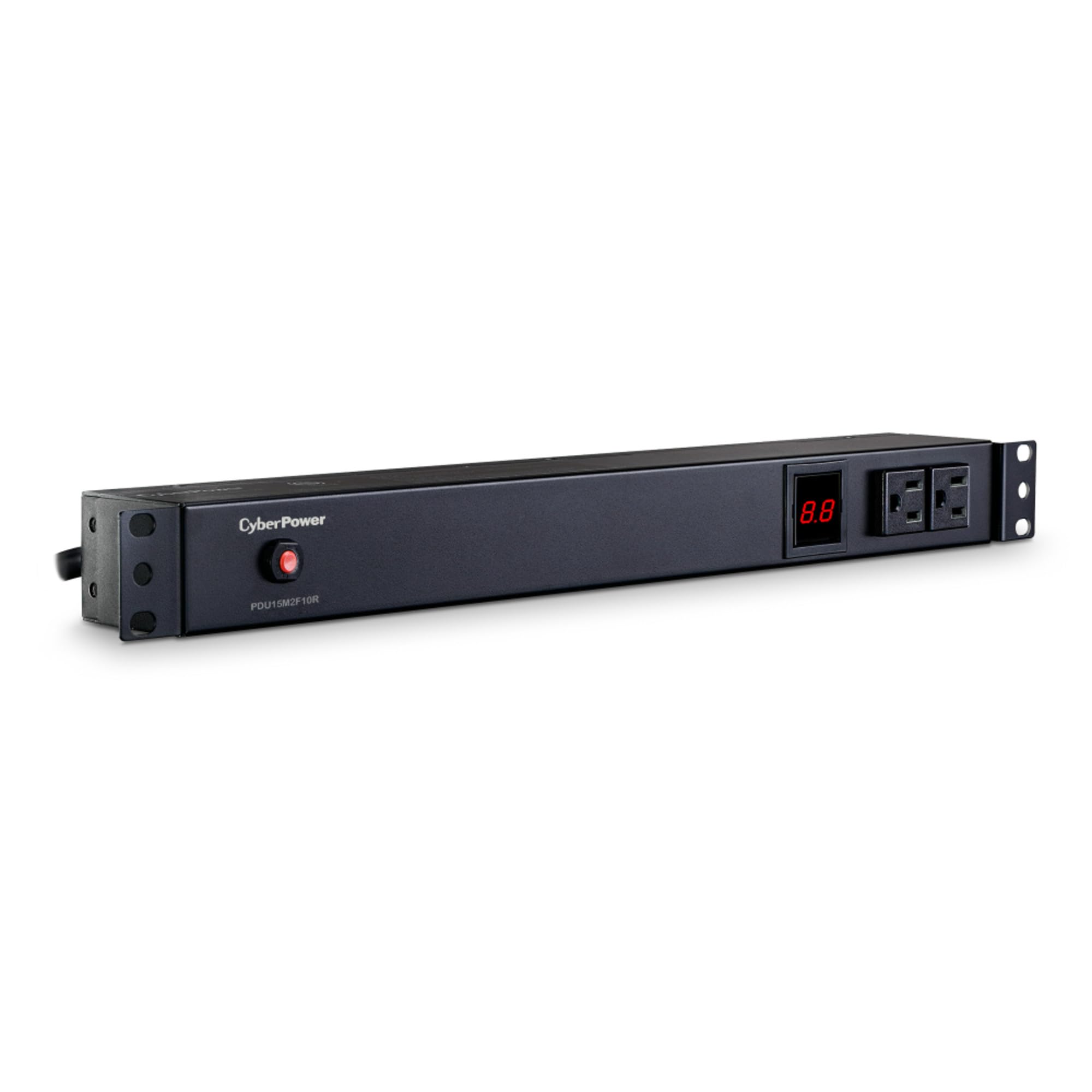 Cyberpower Pdu15M2F10R Metered Pdu, 100 125V/15A, 12 Outlets, 1U Rackmount