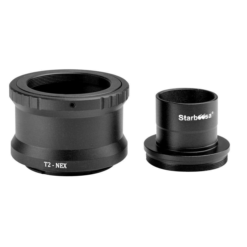 Starboosa T2 Ring & M42 To 1.25' Telescope T Adapter   For Sony Nex 3, 5, 6, 7, 5R, Vg40, A7R Ii, A6300, A6000 Etc