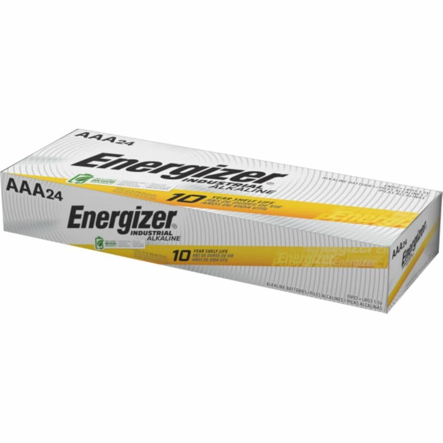 Energizer Industrial Alkaline Aaa Batteries   24 Count (Pack Of 6)