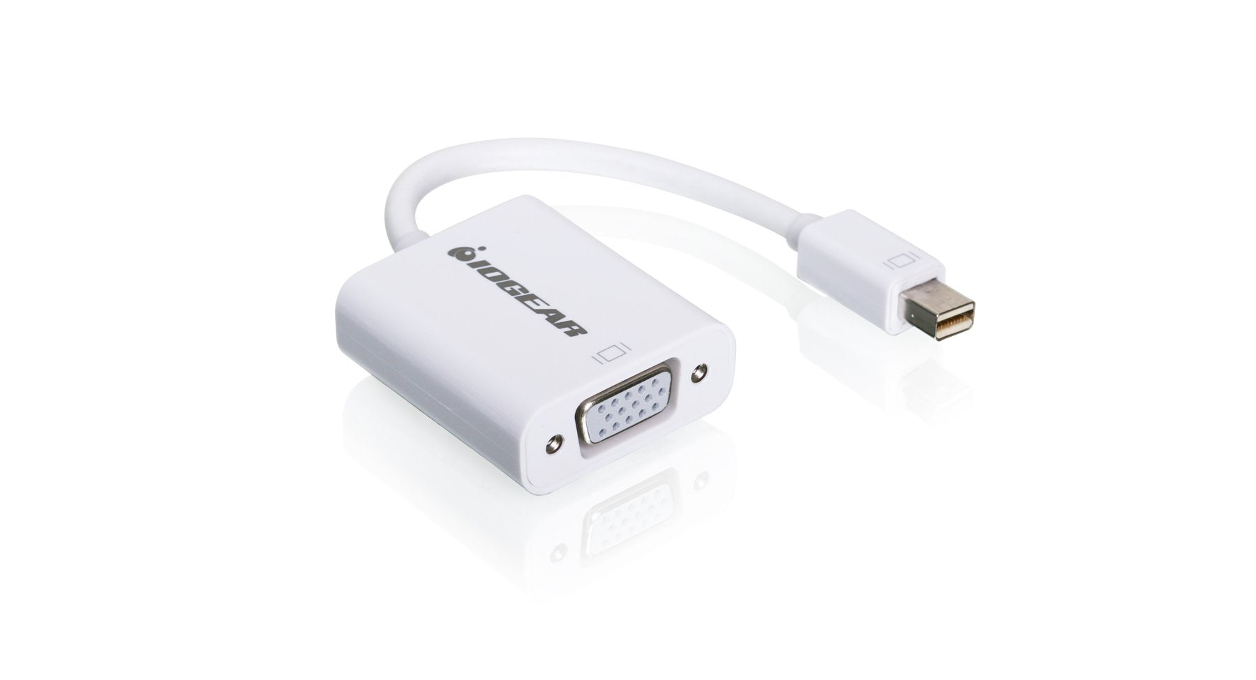 Iogear Mini Displayport To Vga Adapter Cable, White, Gmdpvgaw6