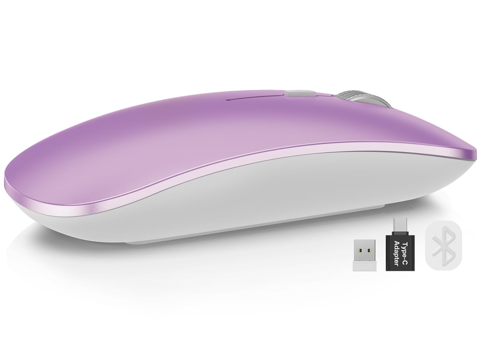 SABLUTE Mouse for MacBook Wireless Bluetooth Mice Laptop Mac iPad TriMode
