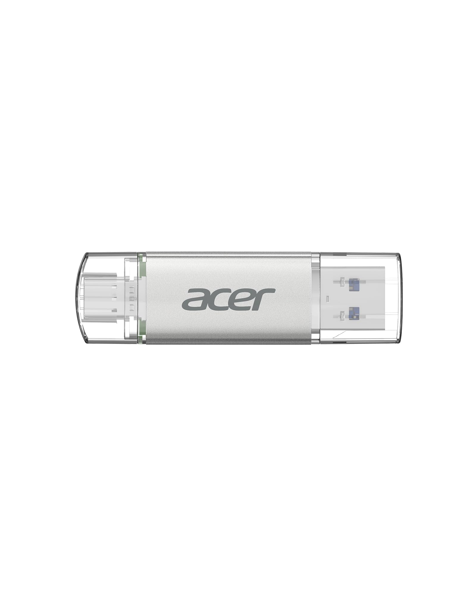 Acer Usb Flash Drive Ut300 128Gb Usb 3.2 Gen1 Up To 150Mb/S With Dual Port TypeA & TypeC Flash Drive For Pc/Laptop/Macbook/Sma