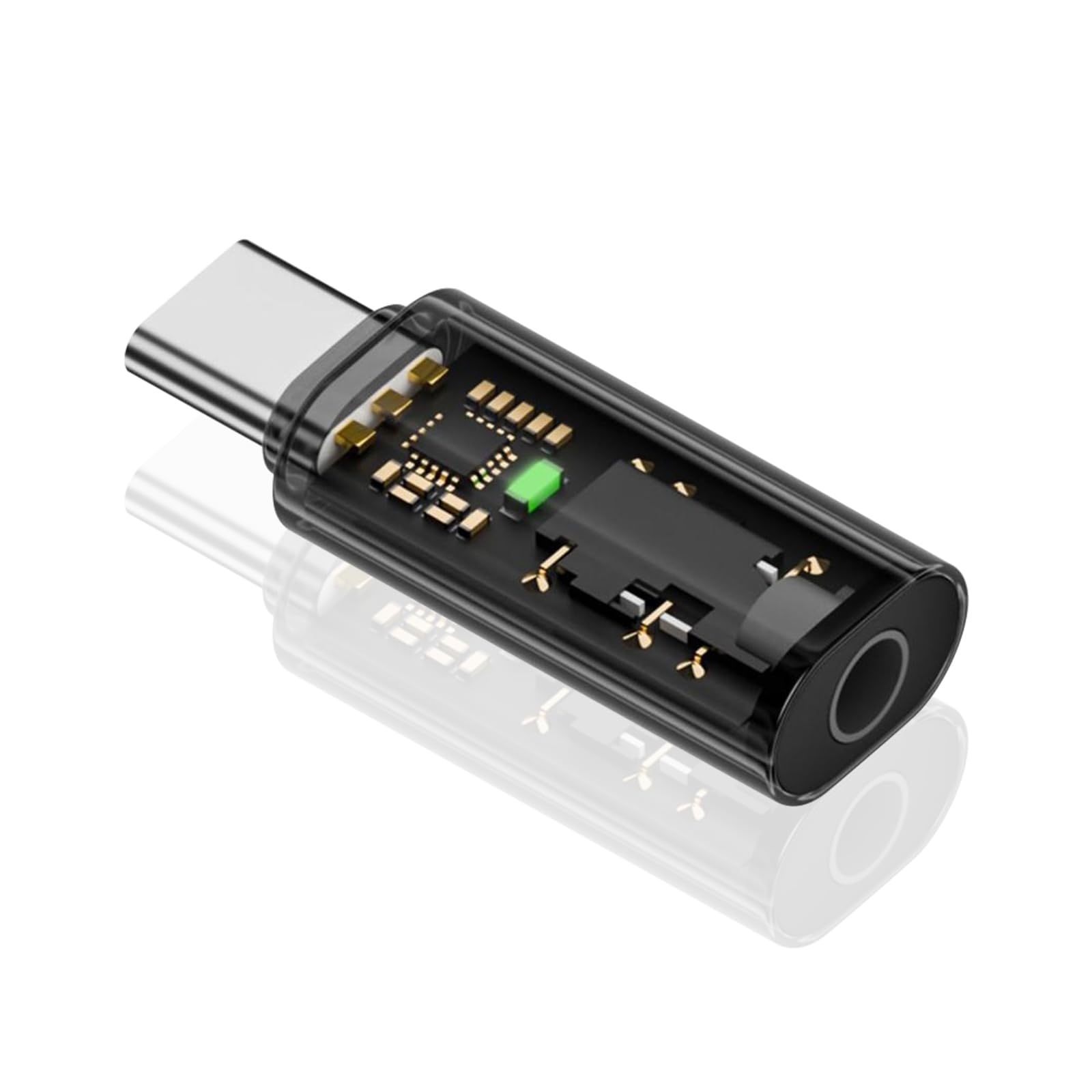 Duttek USB Type c to 3.5mm Headphone Jack Adapter 1 Pack, USB C to Aux Audio Extension Connector for iPhone 15 Pro Max Plus,Sams