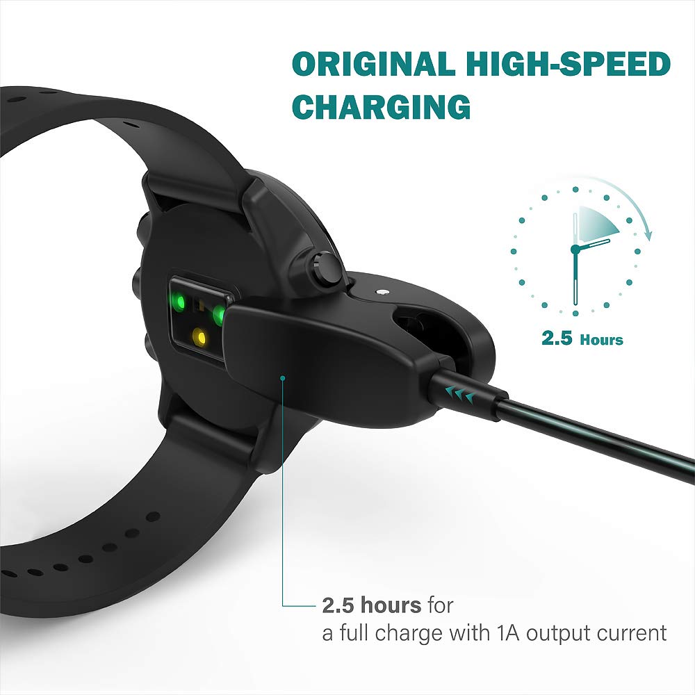 Tusita Charger Compatible With Suunto 3 Fitness,Suunto 5, Traverse, Kailash, Spartan Trainer, Ambit 1 2 3   Usb Charging Cable 1
