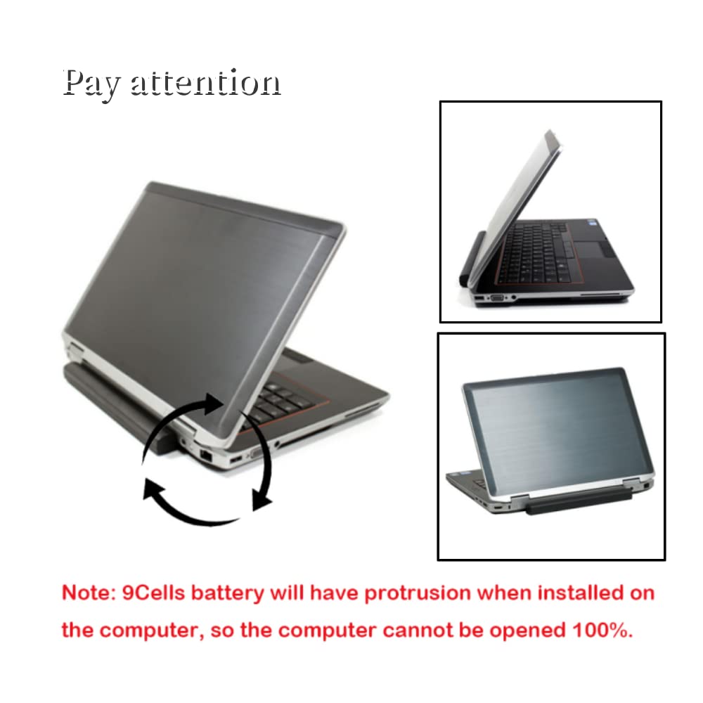 97Wh M5Y0X 9 Cell Laptop Battery For Dell Latitude E6420 E6430 E6440 E6520 E6530 E6540 E5420 E5430 E5520 E5530 Inspiron 4420 542