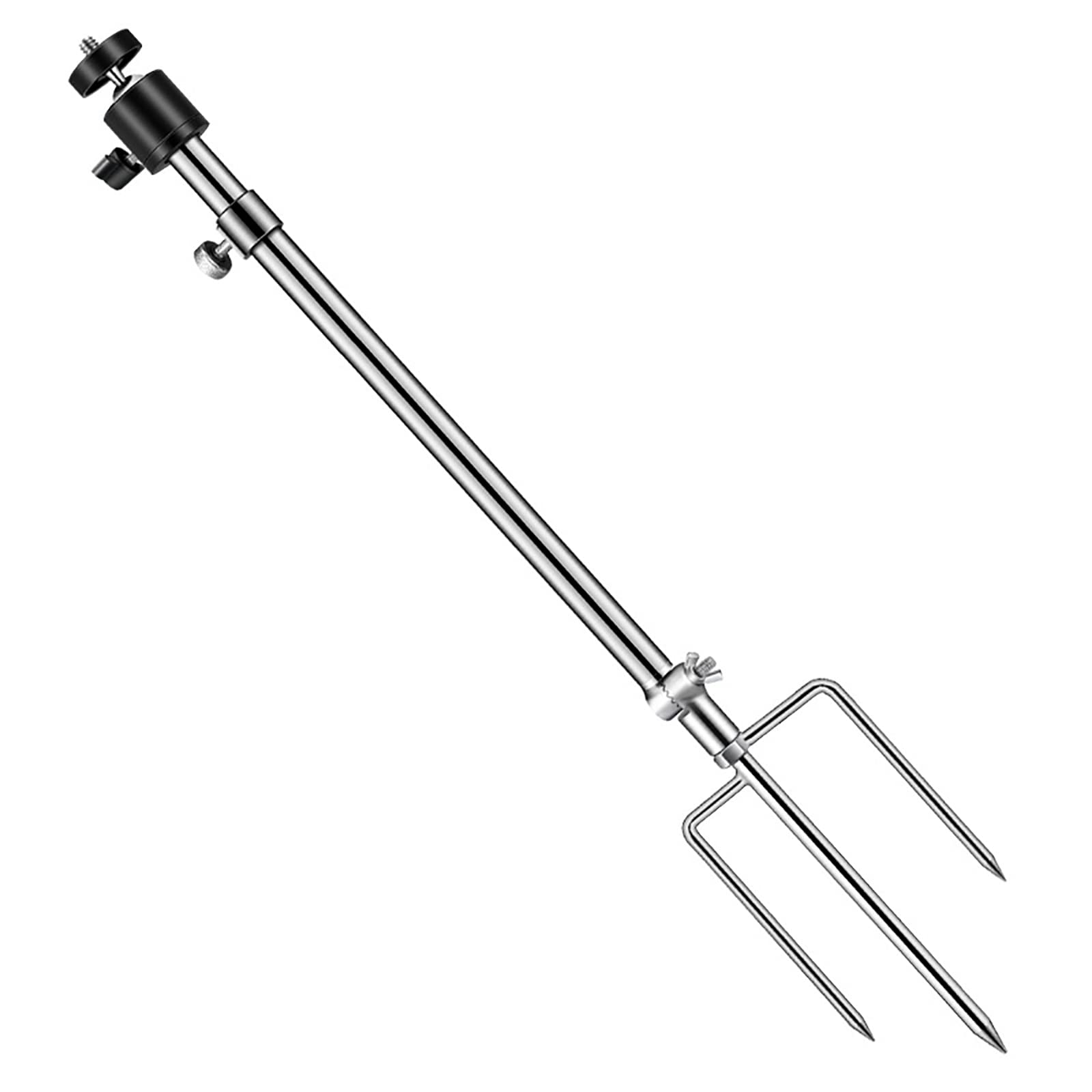 Adfitjo Game & Trail Camera Mount, Thickened Collapsible Multifunctional Stainless Steel Bracket, 360 Adjustable Universal Screw