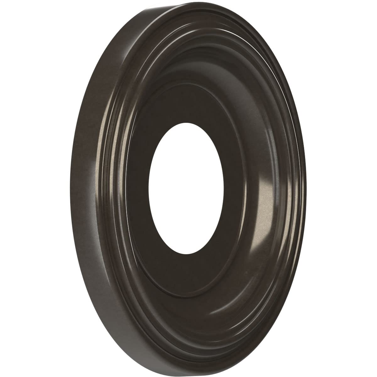 Ekena Millwork Cmp10Trcch Traditional Thermoformed Pvc Ceiling Medallion (Fits Canopies Up To 5 1/2''), 10''Od X 3 1/2''Id X 1 1