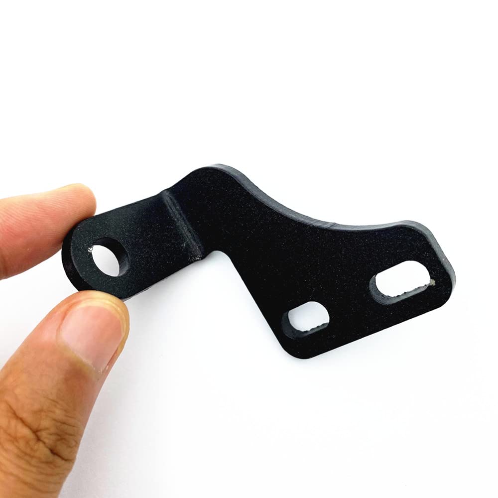 Buliboao Compatible With Holley Hi Ram Throttle Cable Bracket Black Anodized Fits 36'' Throttle Cable