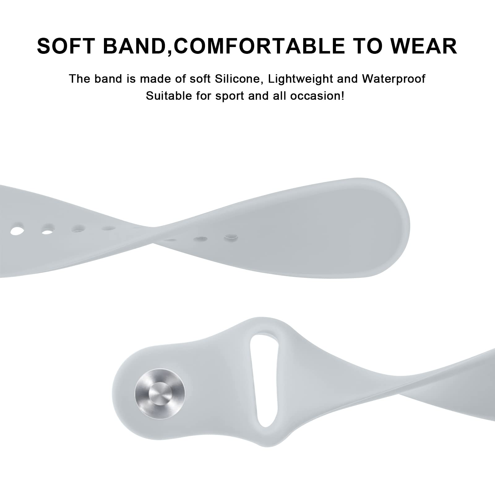 Meliya Bands For Gizmo Watch 3 2 1 Bands, 20Mm Quick Release Soft Silicone Sport Replacement Watch Strap For Verizon Gizmo Smart