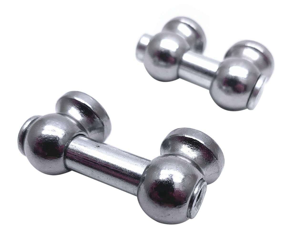 Tuoren 6Pack Silver Drum Lugs Single End Tom Snare Drum Lugs With Mounting Screws Percussion Snare Drum Parts (38Mm/1.5'')