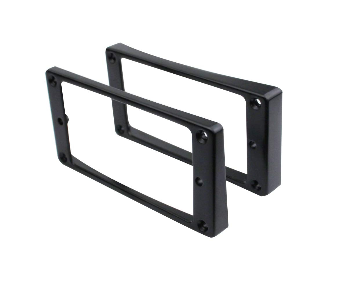 Guyker Curved Bottom Metal Humbucker Pickup Mounting Ring Set   Bridge And Neck Pickups Cover Frame Replacement Compatible With